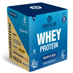 Whey Protein Probierboxen (8 Proben je 30g)