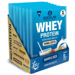 Whey Protein Probierboxen (8 Proben je 30g)
