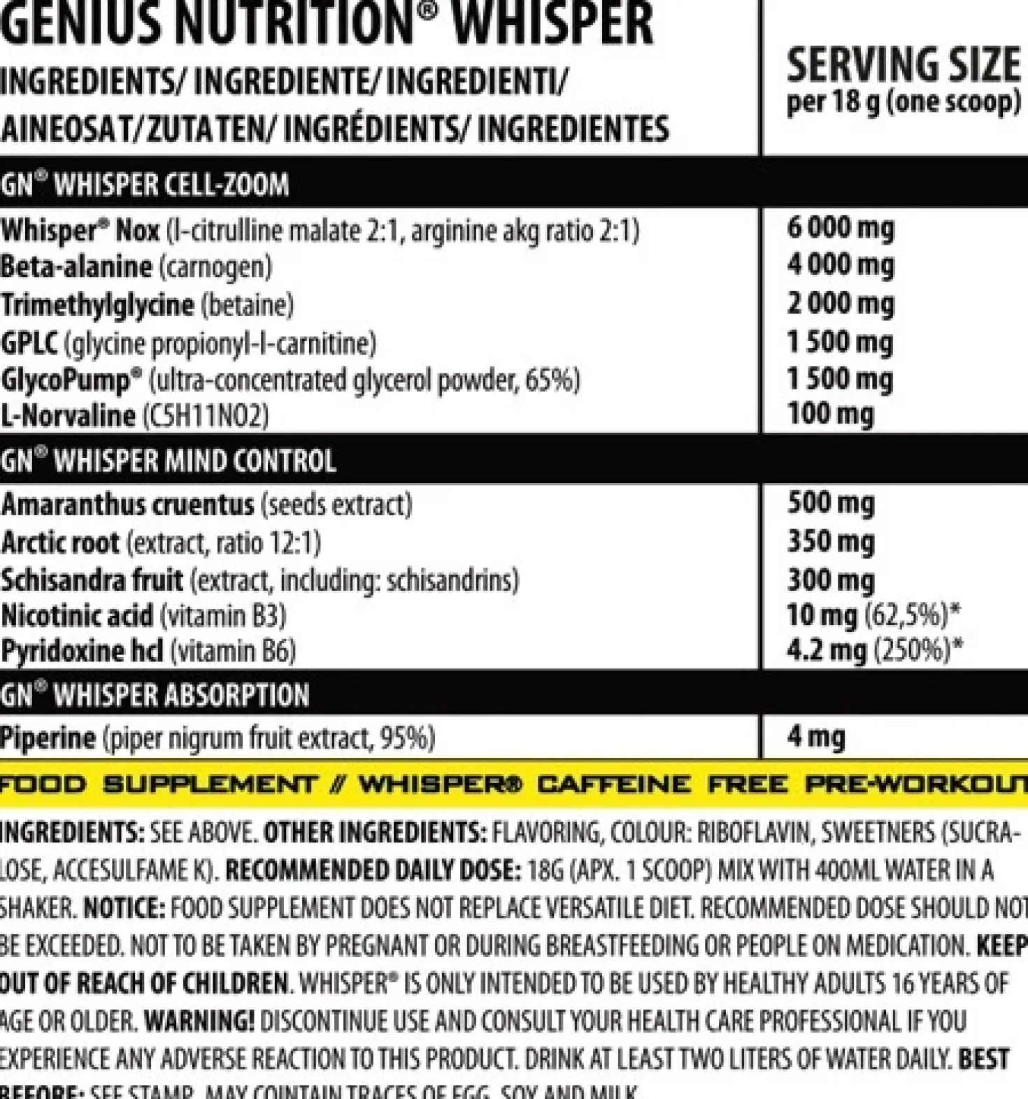 Whisper (400g)