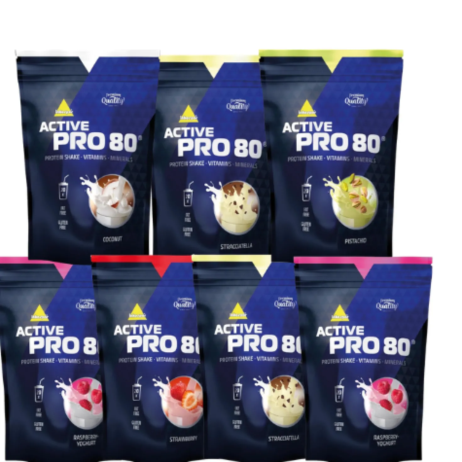 7 x Active Pro 80 Mixed (7x500g)