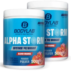 2 x Alpha Storm - OXYSTORM® Pre Workout Blood Orange (je 500g)