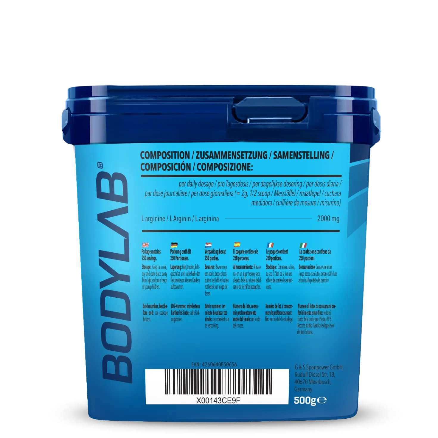 3 x Arginine Powder (je 500g)