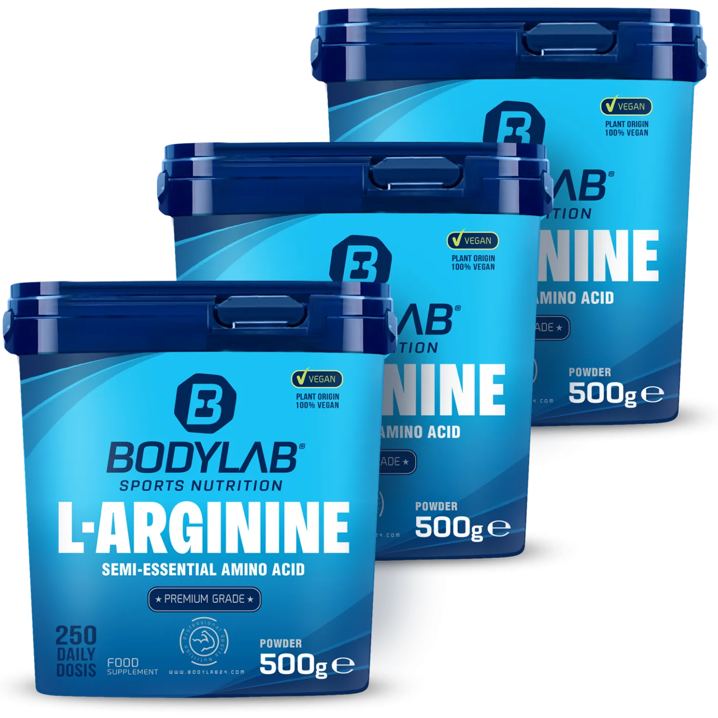 3 x Arginine Powder (je 500g)