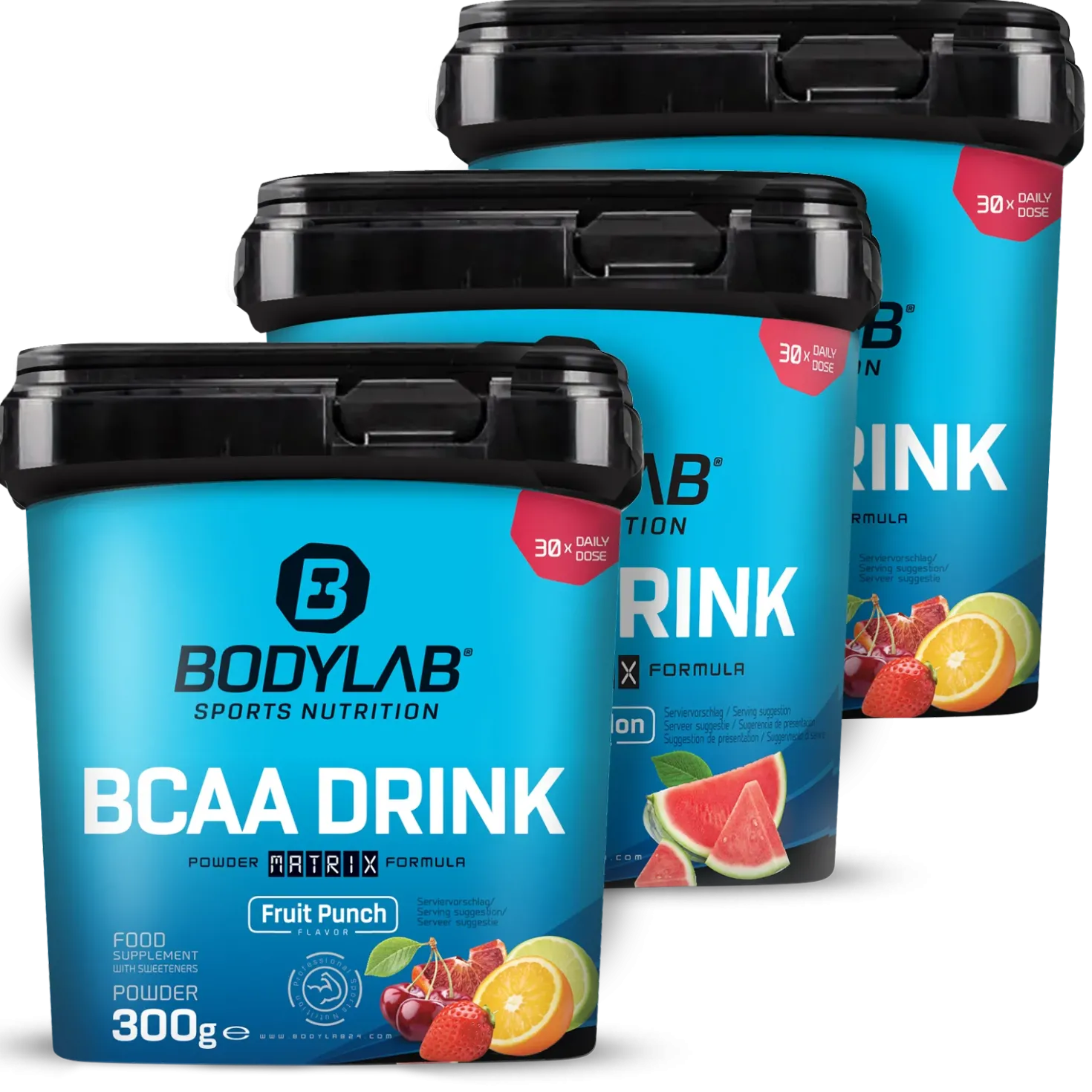 3 x BCAA Drink Powder (je 300g)