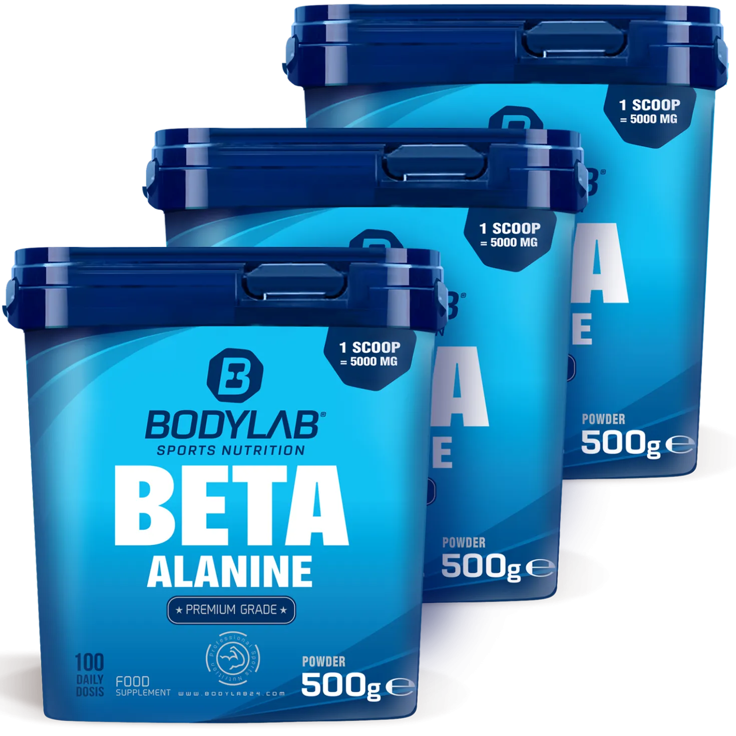 3 x Beta-Alanine (je 500g)