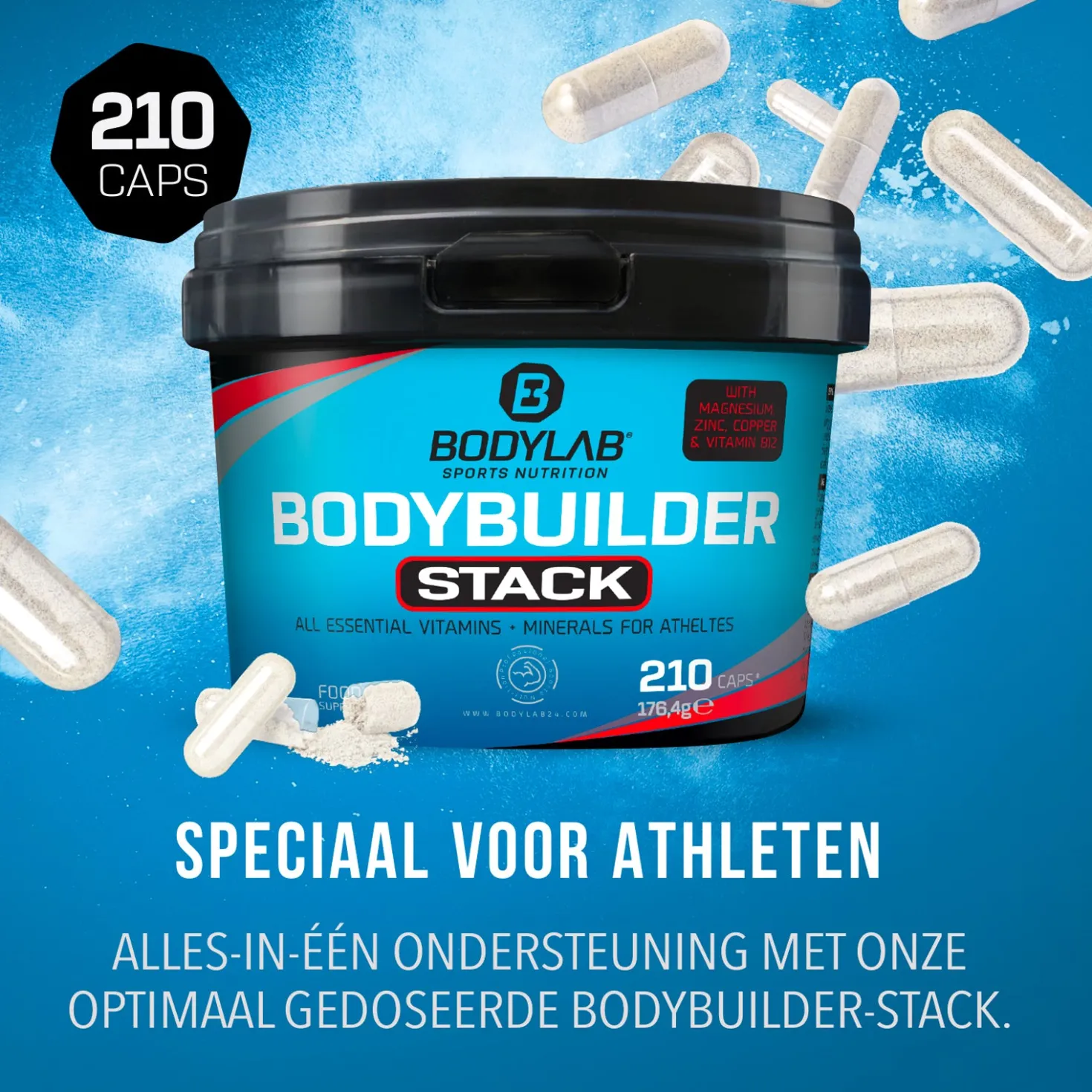 3 x Bodybuilder Stack (210 Kapseln)