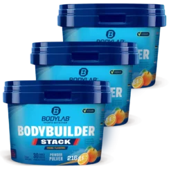 3 x Bodybuilder Stack Powder (je 216g)