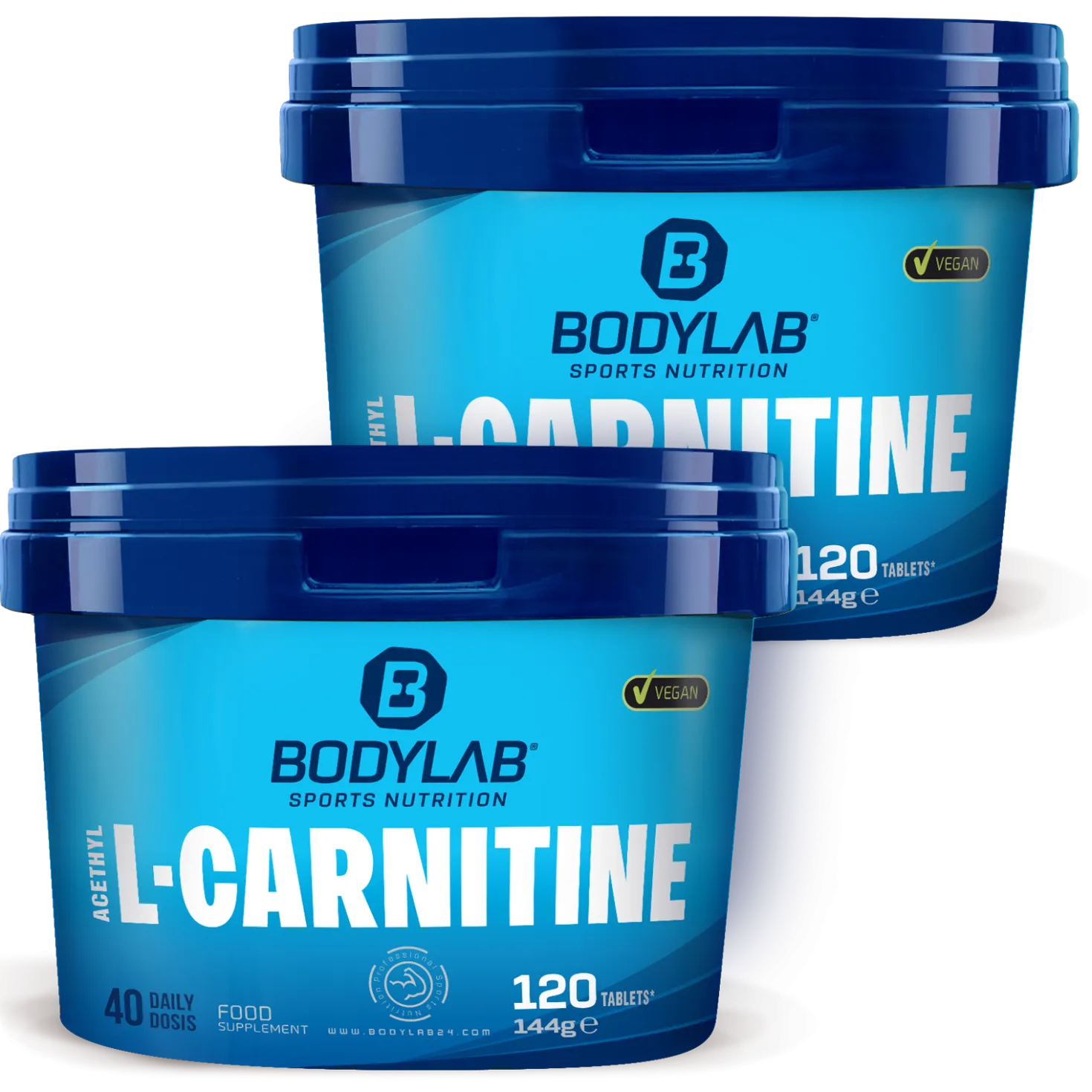 2 x Bodylab24 Acetyl L-Carnitine (je 120 Tabletten)