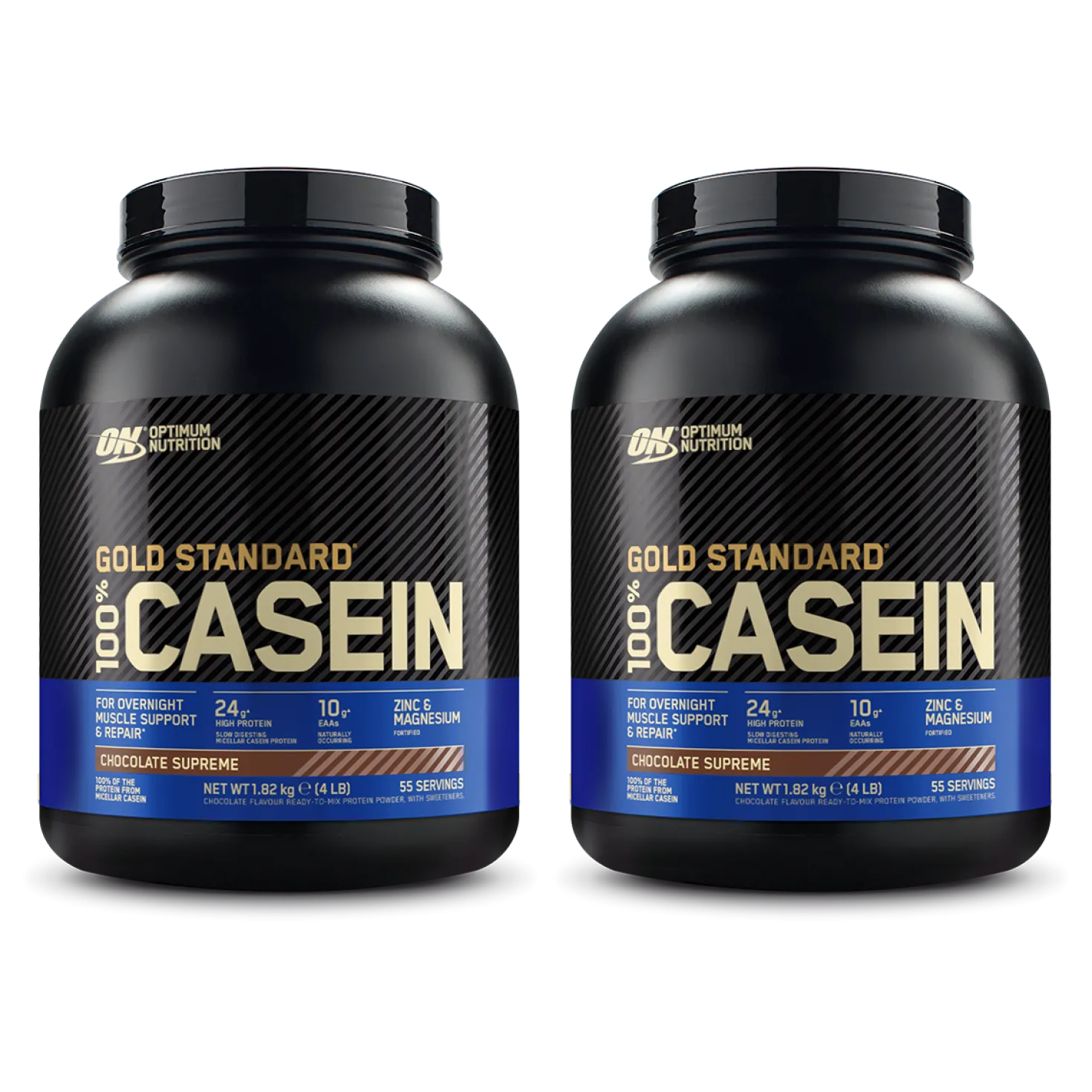 2x 100% Casein Gold Standard (1820g)