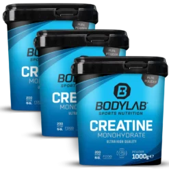 3 x Creatine Monohydrate - 100% Pure Powder (1000g)