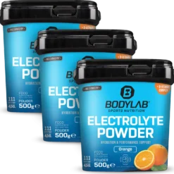 3 x Electrolyte Powder (3 x 500g) - Orange Flavouring