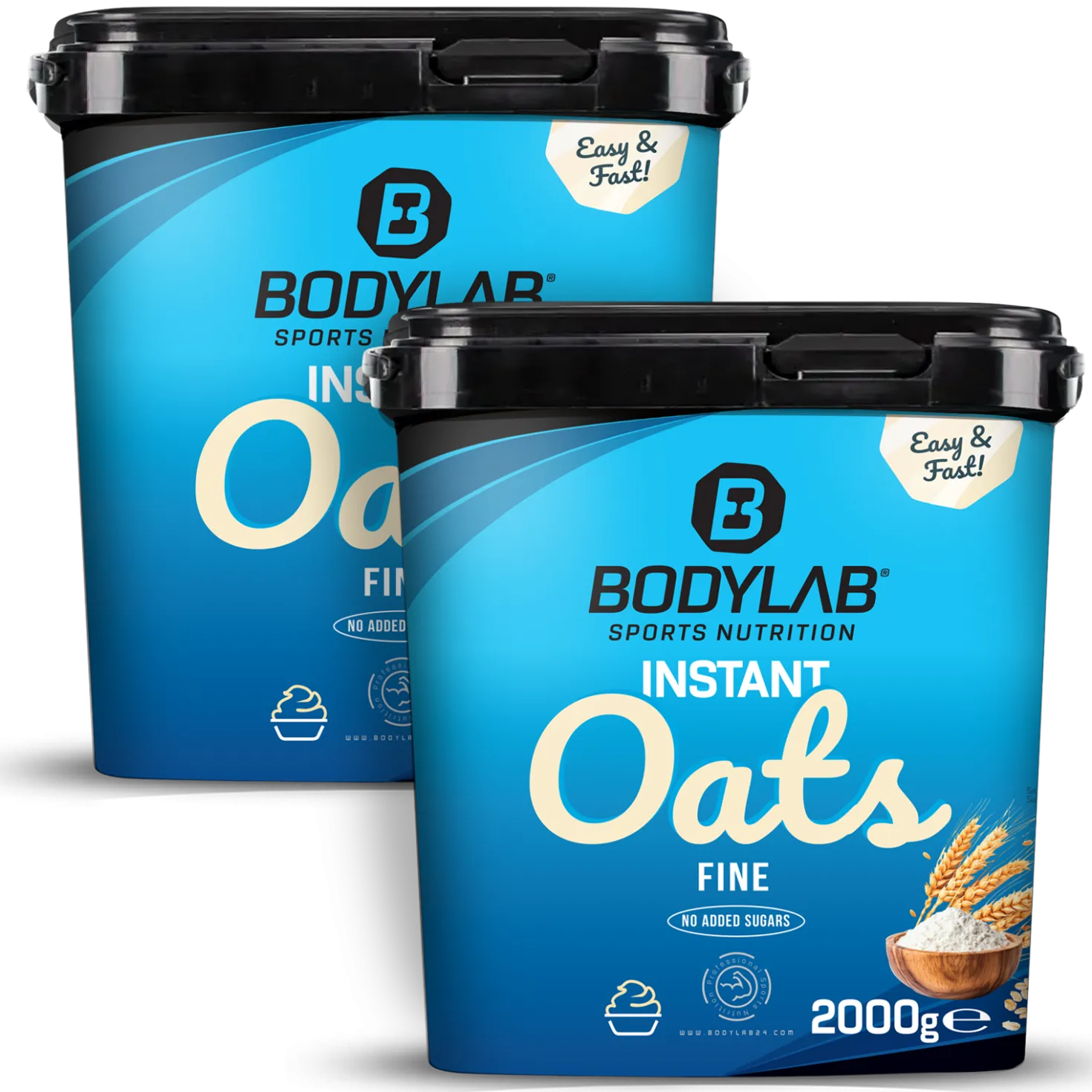 2 x Instant Oats fine (je 2000g)