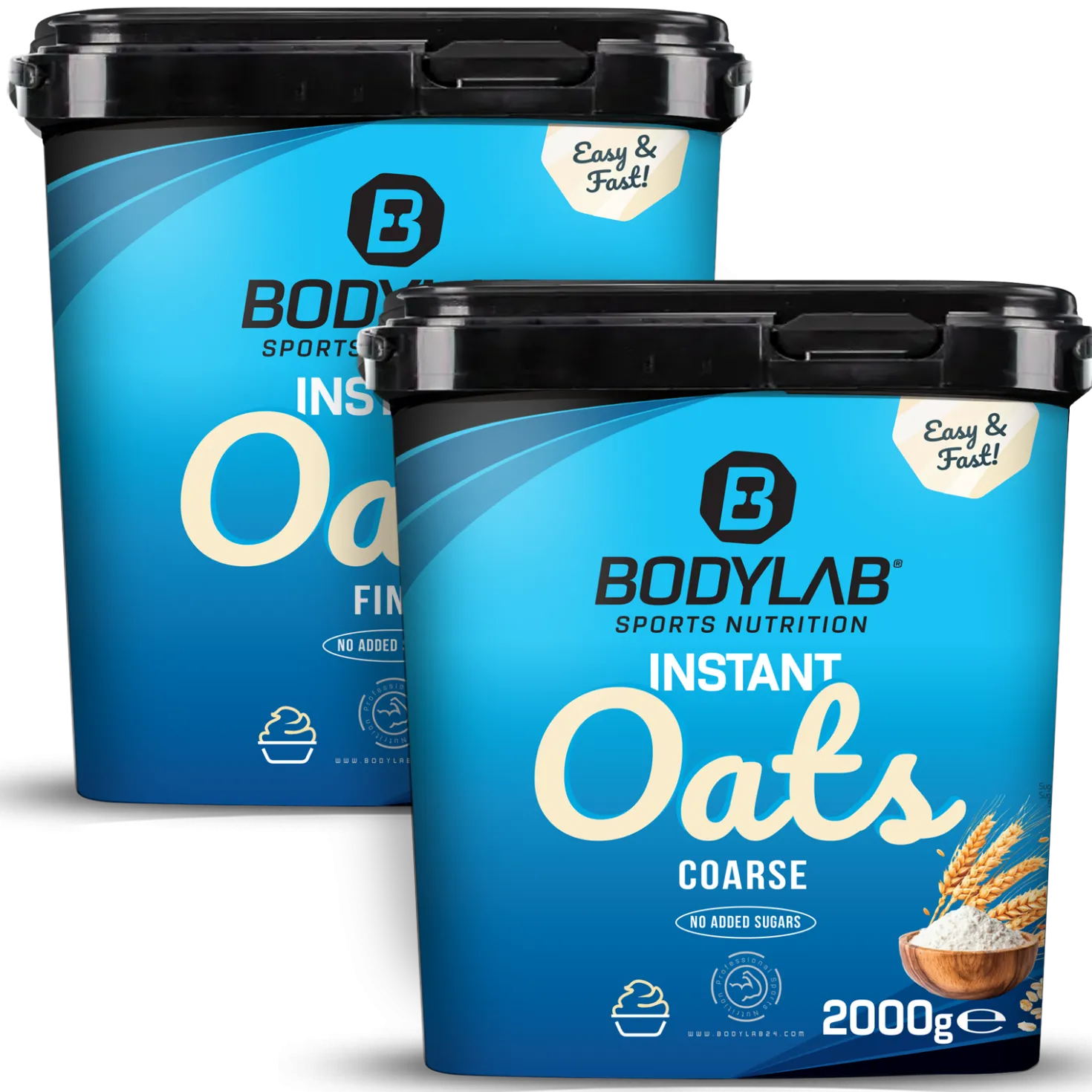 2 x Instant Oats - fine oder coarse (je 2000g)