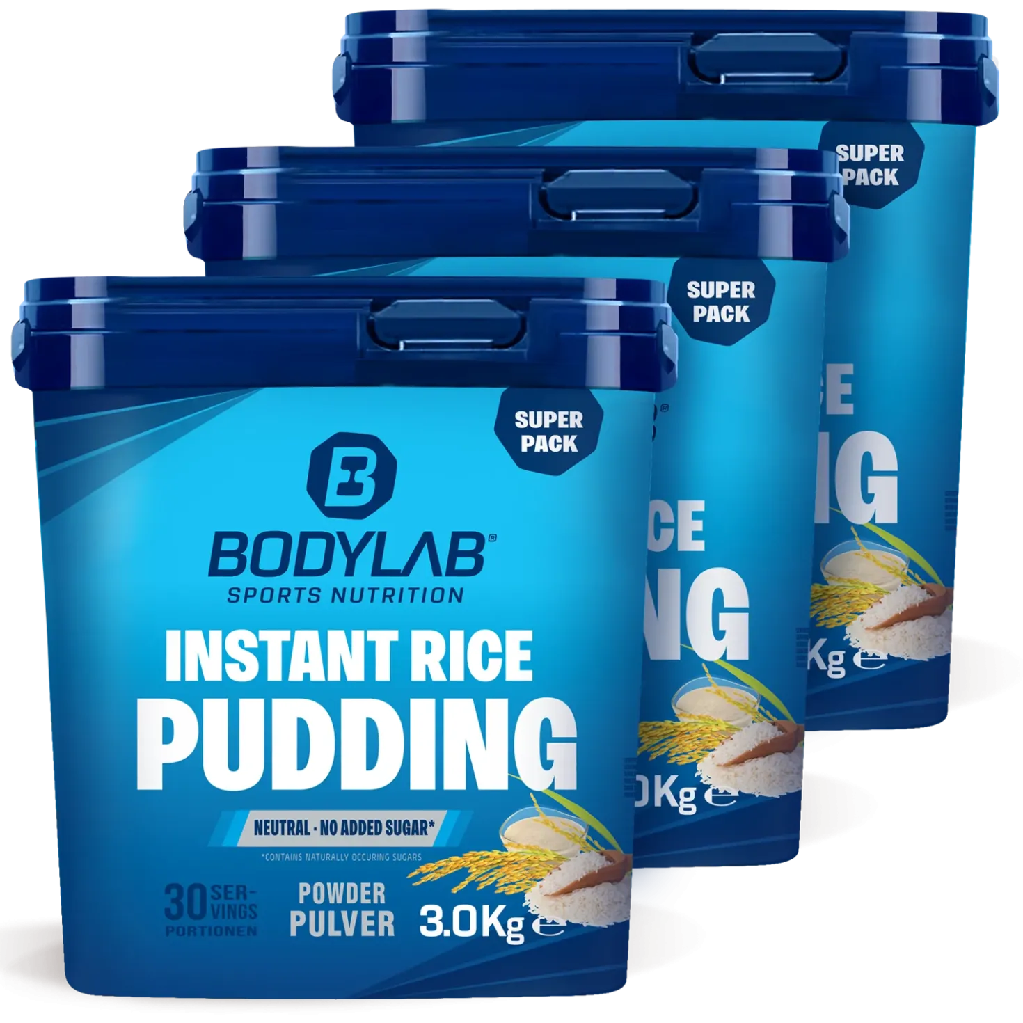 3 x Instant Rice Pudding (je 3000g)