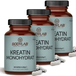 3 x Kreatin Monohydrat (3 x 180 Kapseln)