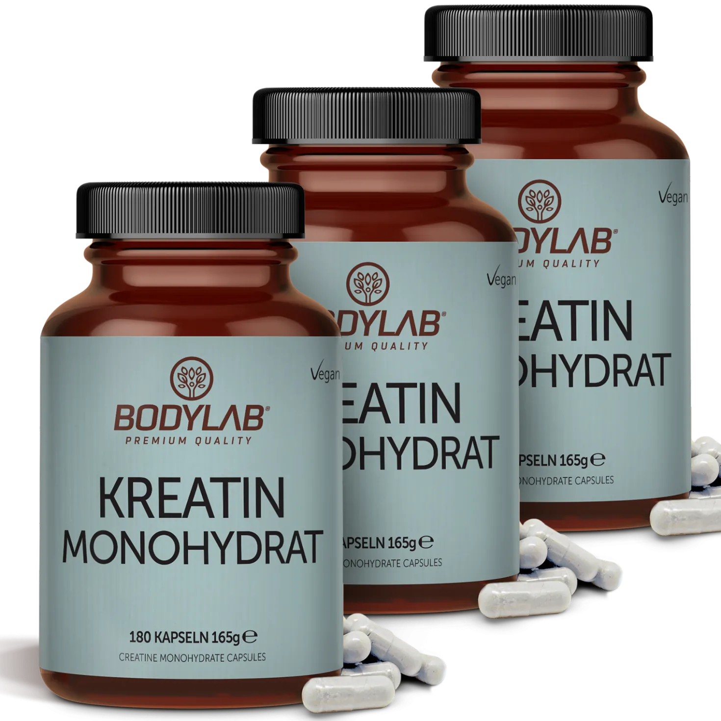 3 x Kreatin Monohydrat (3 x 180 Kapseln)