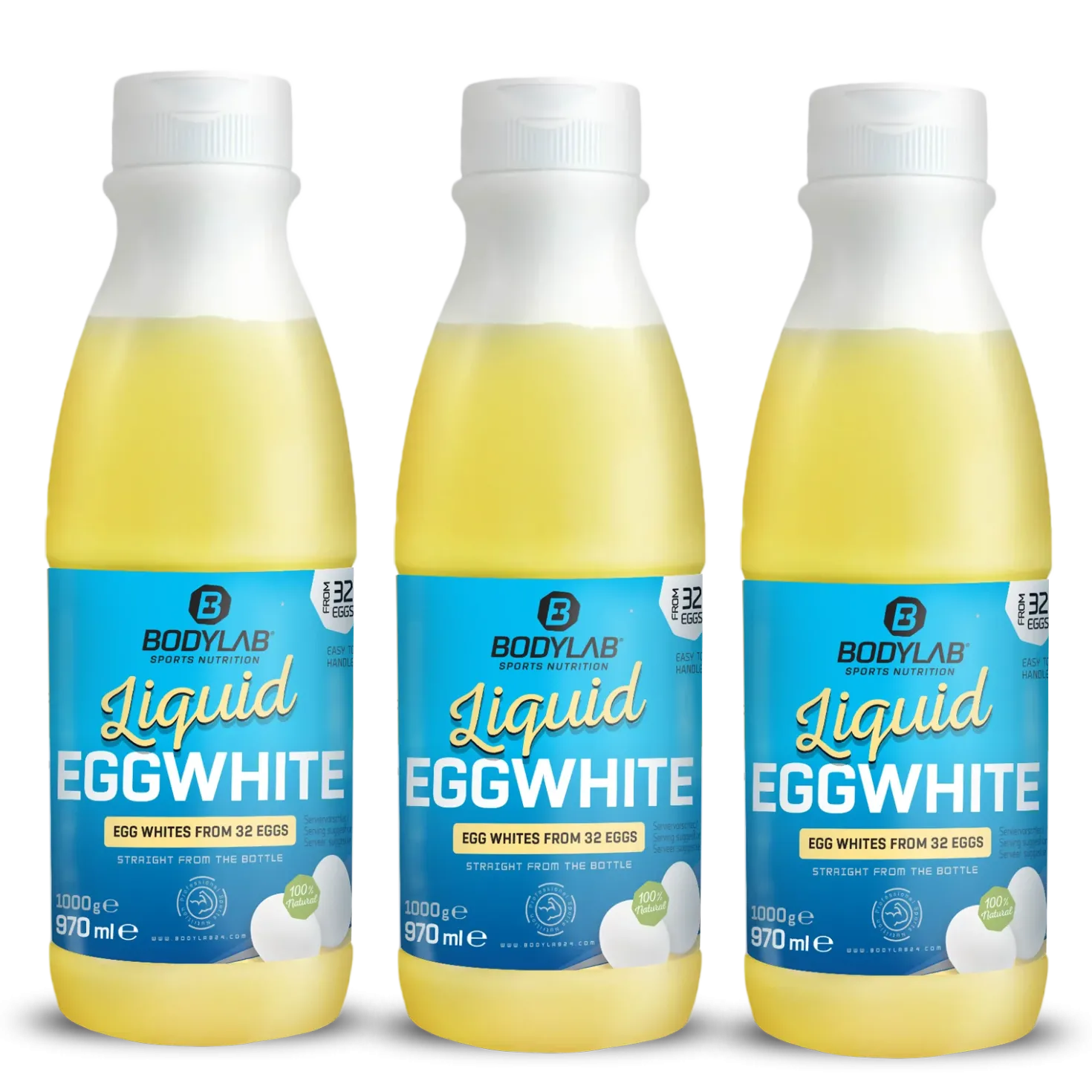 3 x Liquid EGGWHITE - 100% natural (je 970ml)