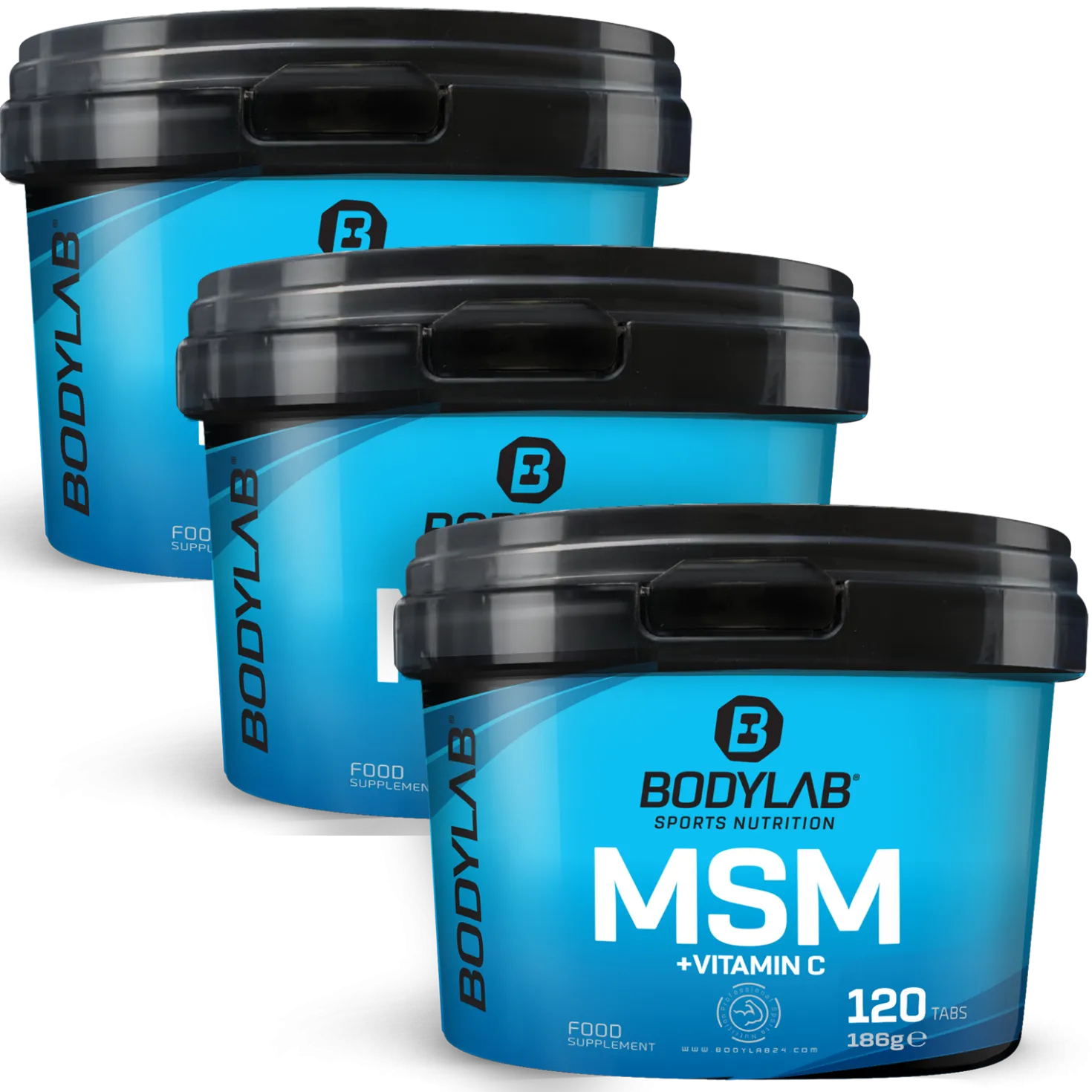 3 x MSM + Vitamin C (120 Tabletten)