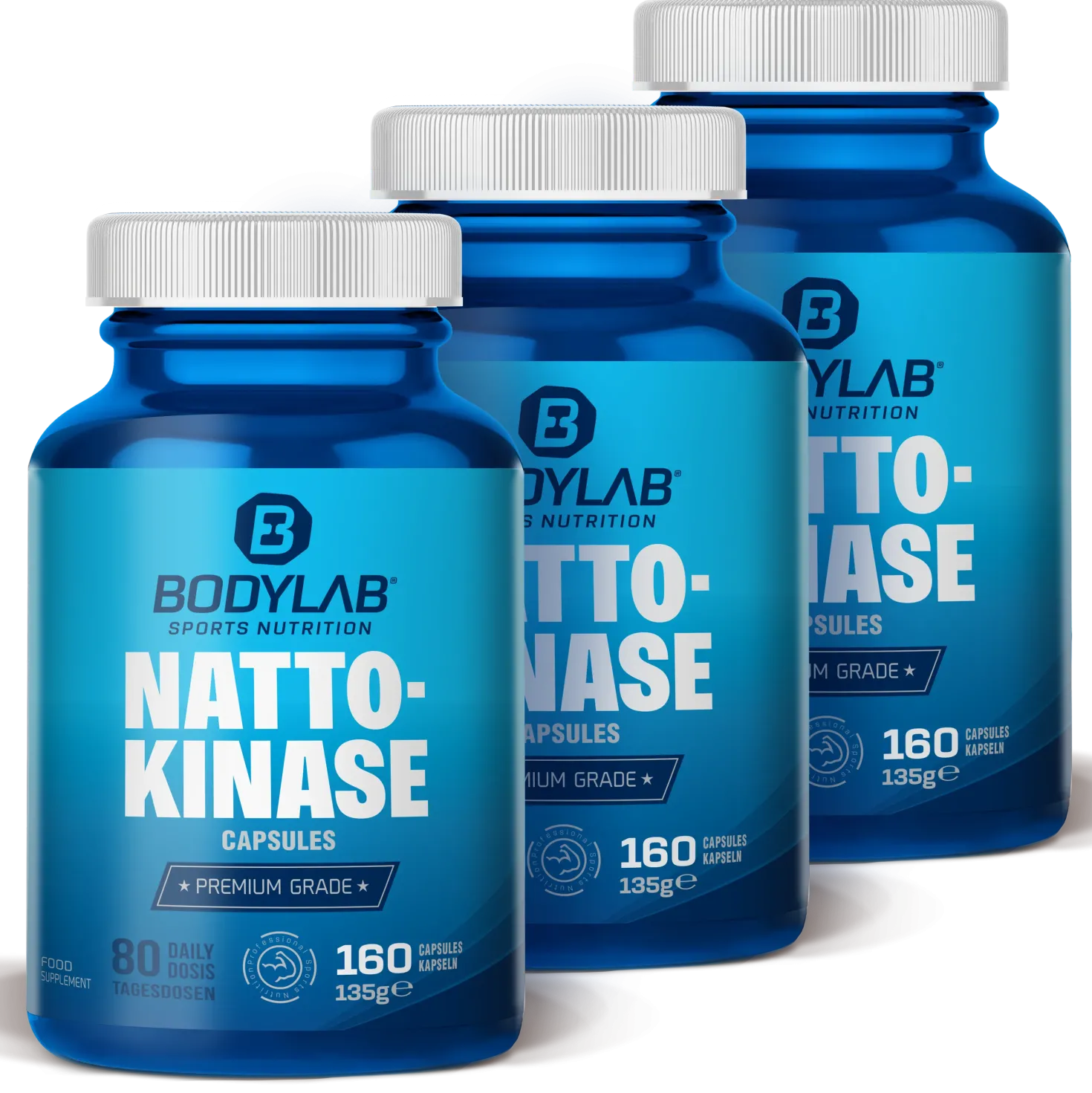 3 x Nattokinase (je 160 Kapseln)