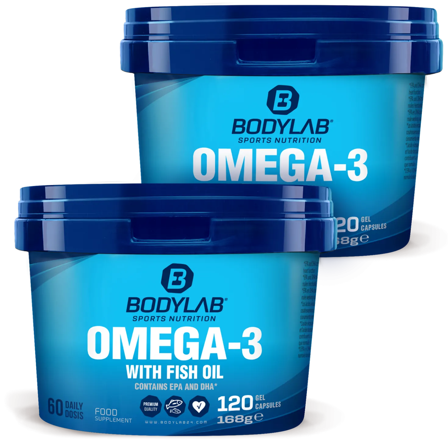 2 x Omega-3 (je 120 Kapseln)