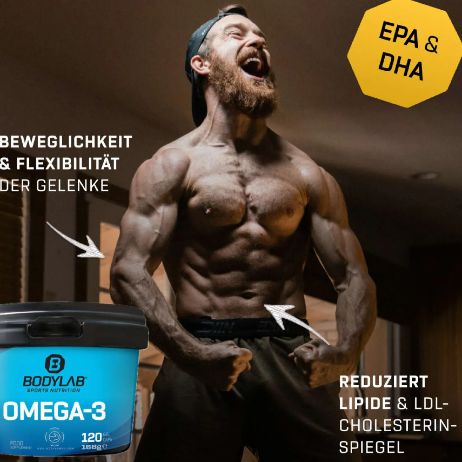 4 x Omega-3 (je 120 Kapseln)