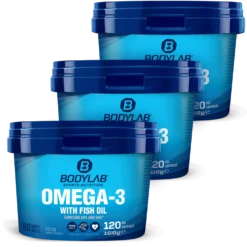 3 x Omega-3 (je 120 Kapseln)