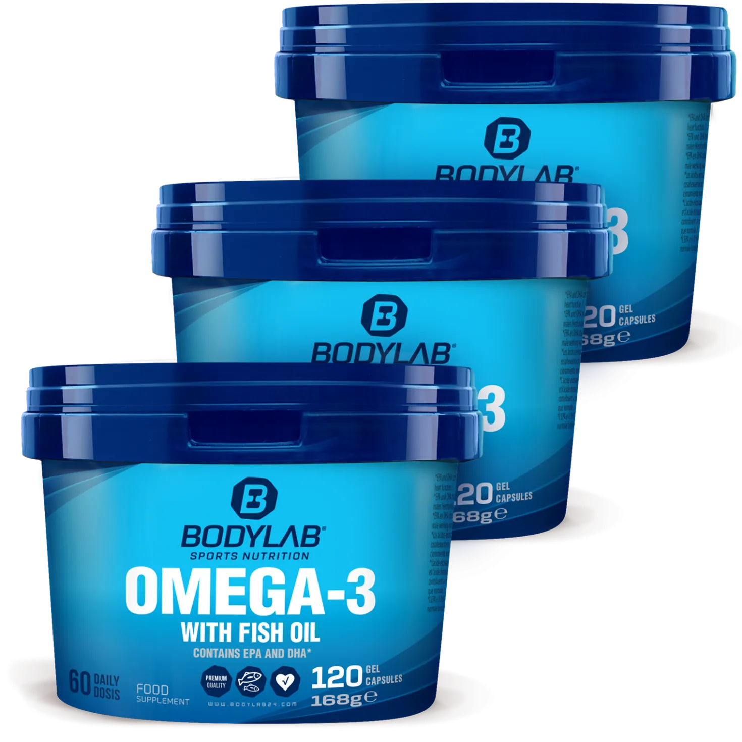 3 x Omega-3 (je 120 Kapseln)