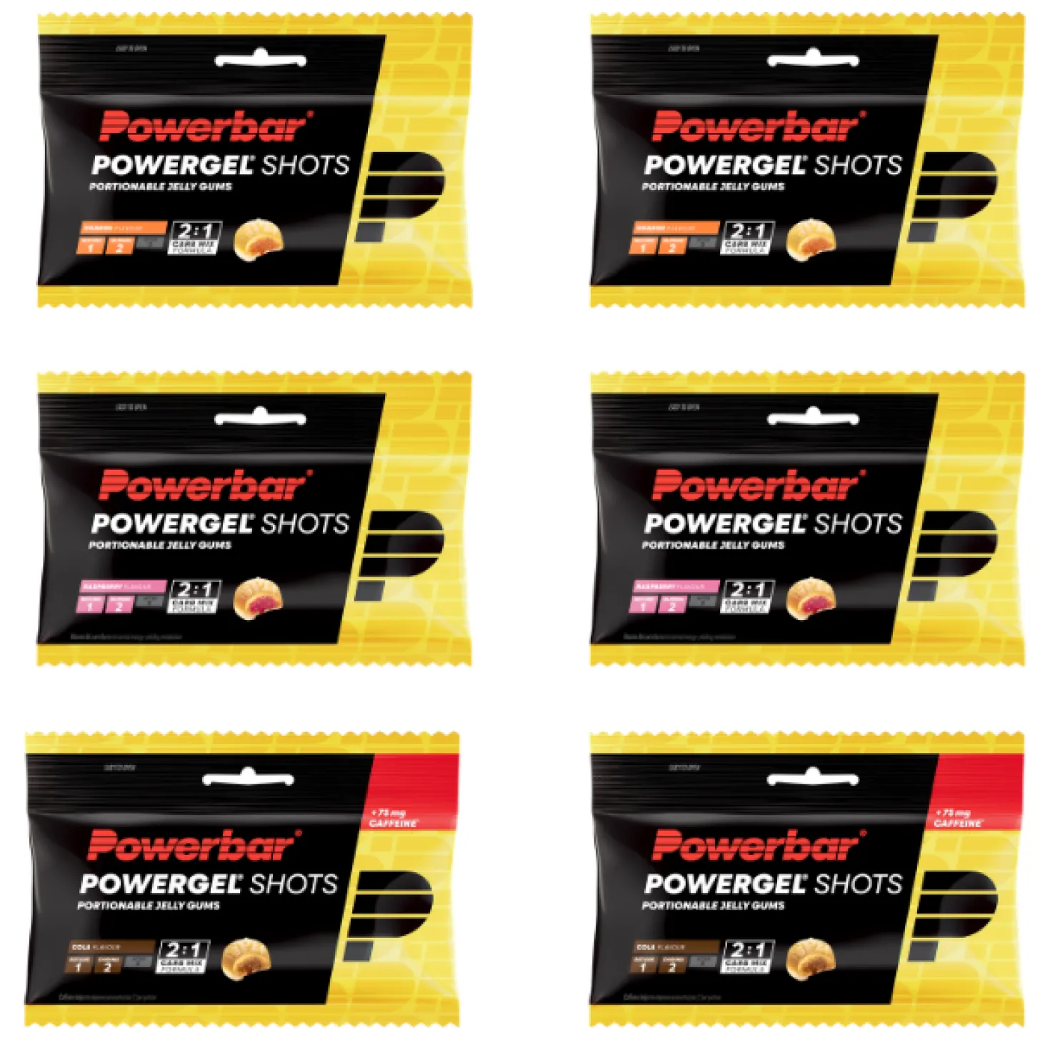 6 x Powergel Shots (6x60g)