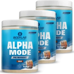 3 x Pre Workout Alpha Mode Cola (je 608g)