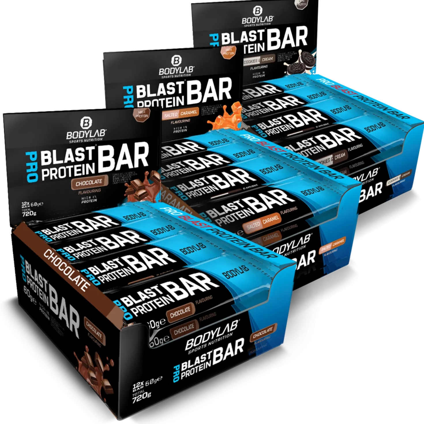 3 x Pro Blast Protein Bar (36x60g)