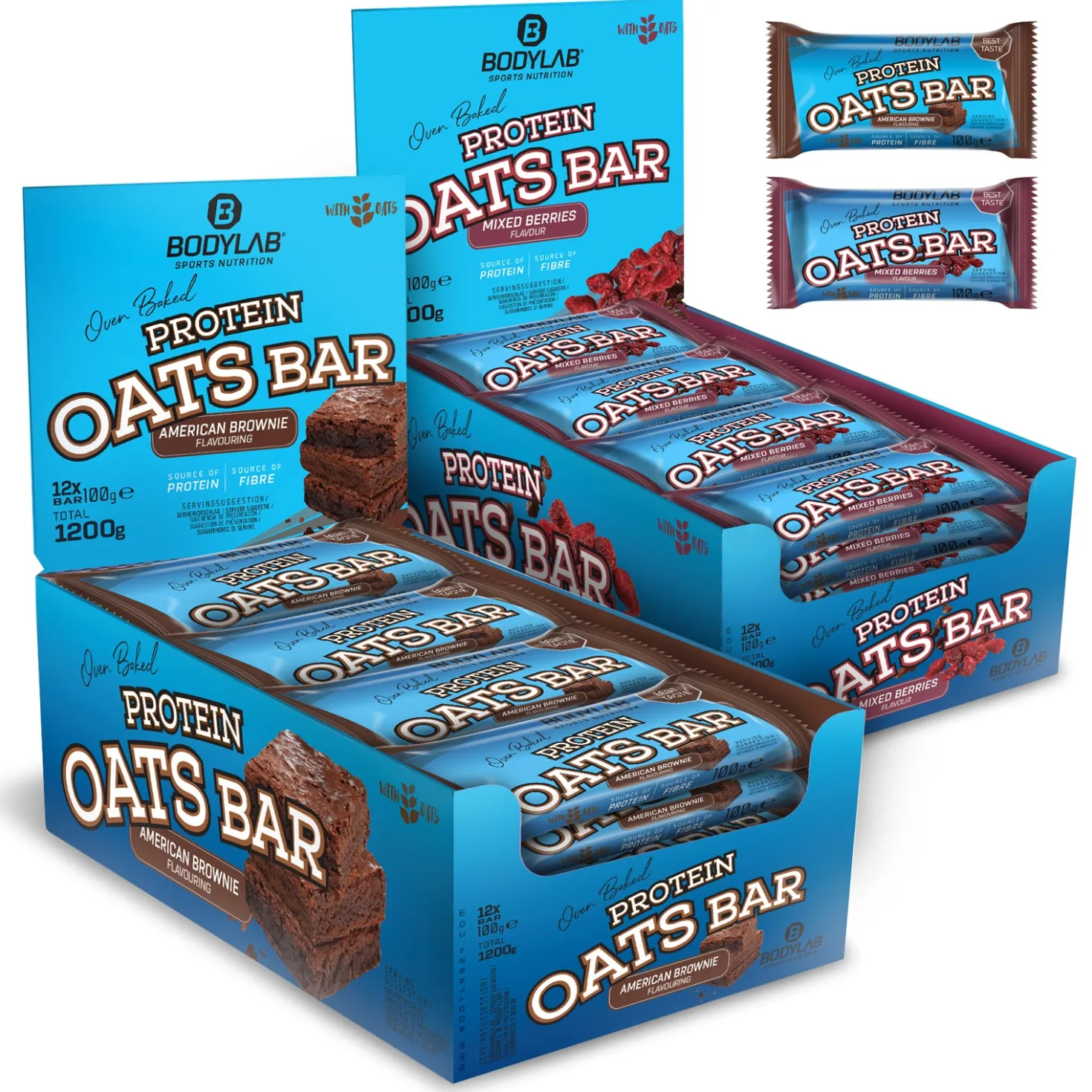 2 x Protein Oats Bar (12x100g)