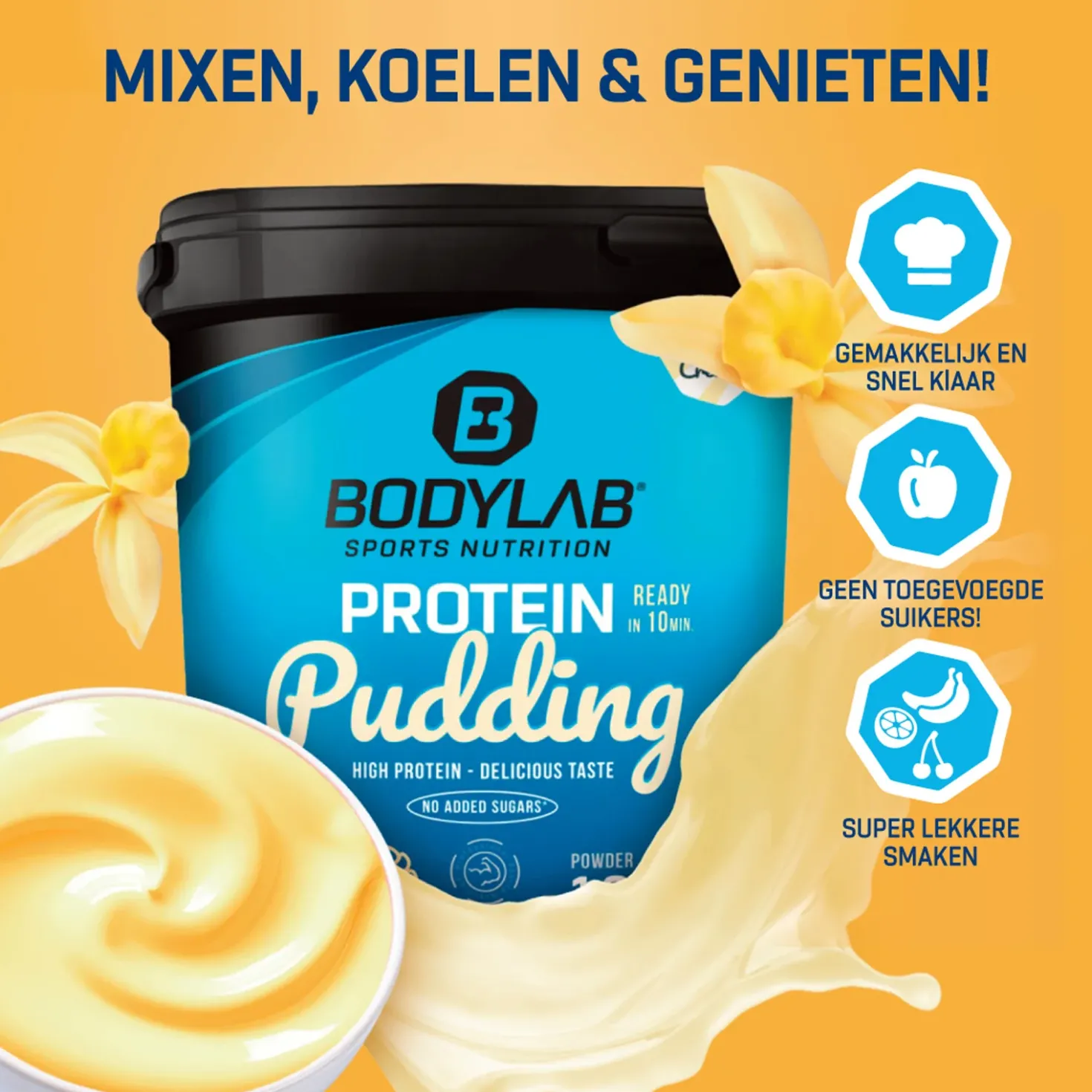 3 x Protein Pudding (1000g)