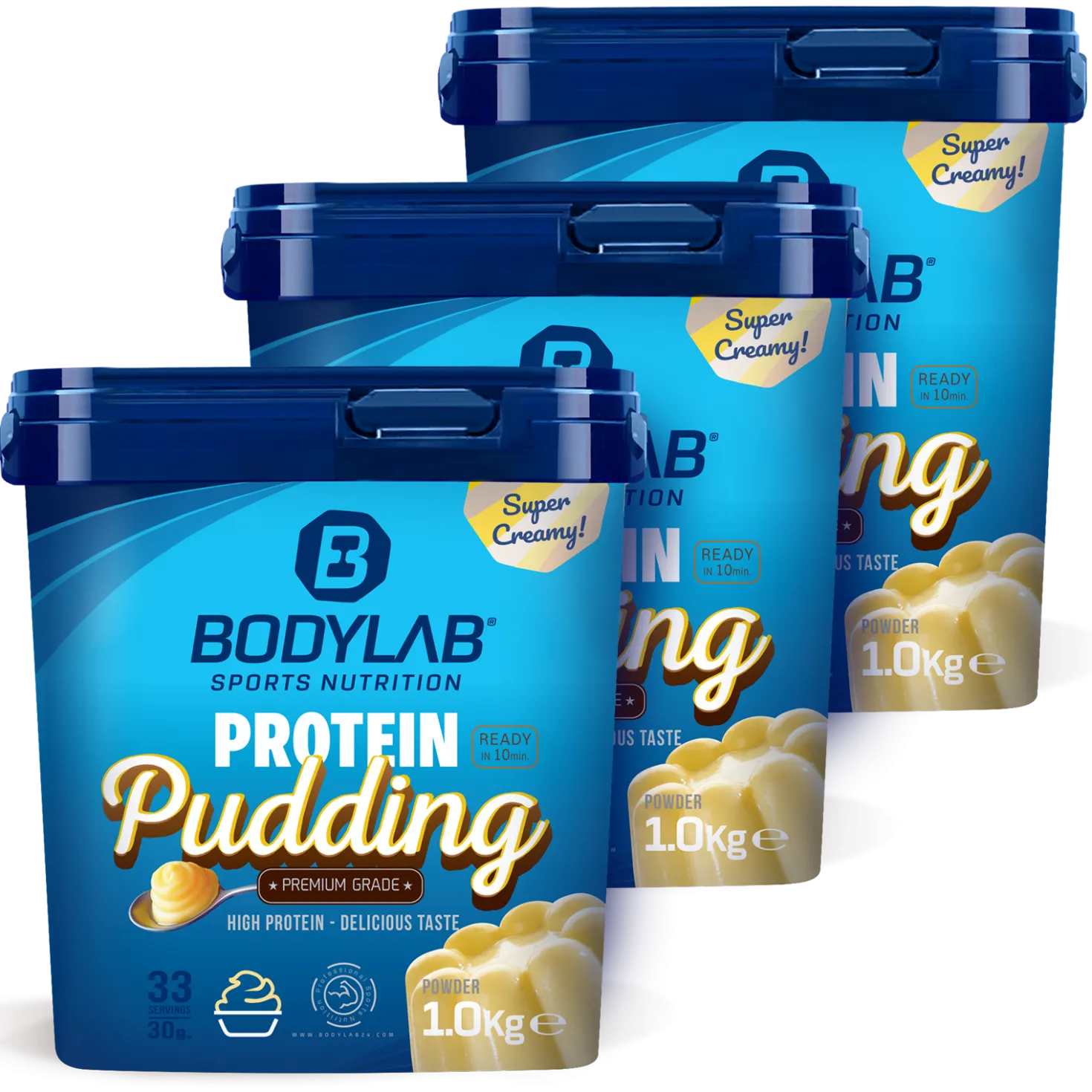 3 x Protein Pudding (1000g)
