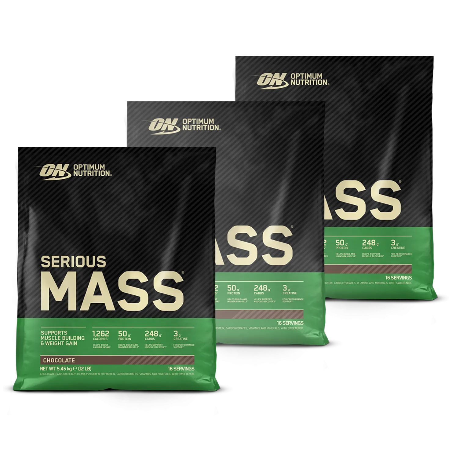 3x Serious Mass (5450g)