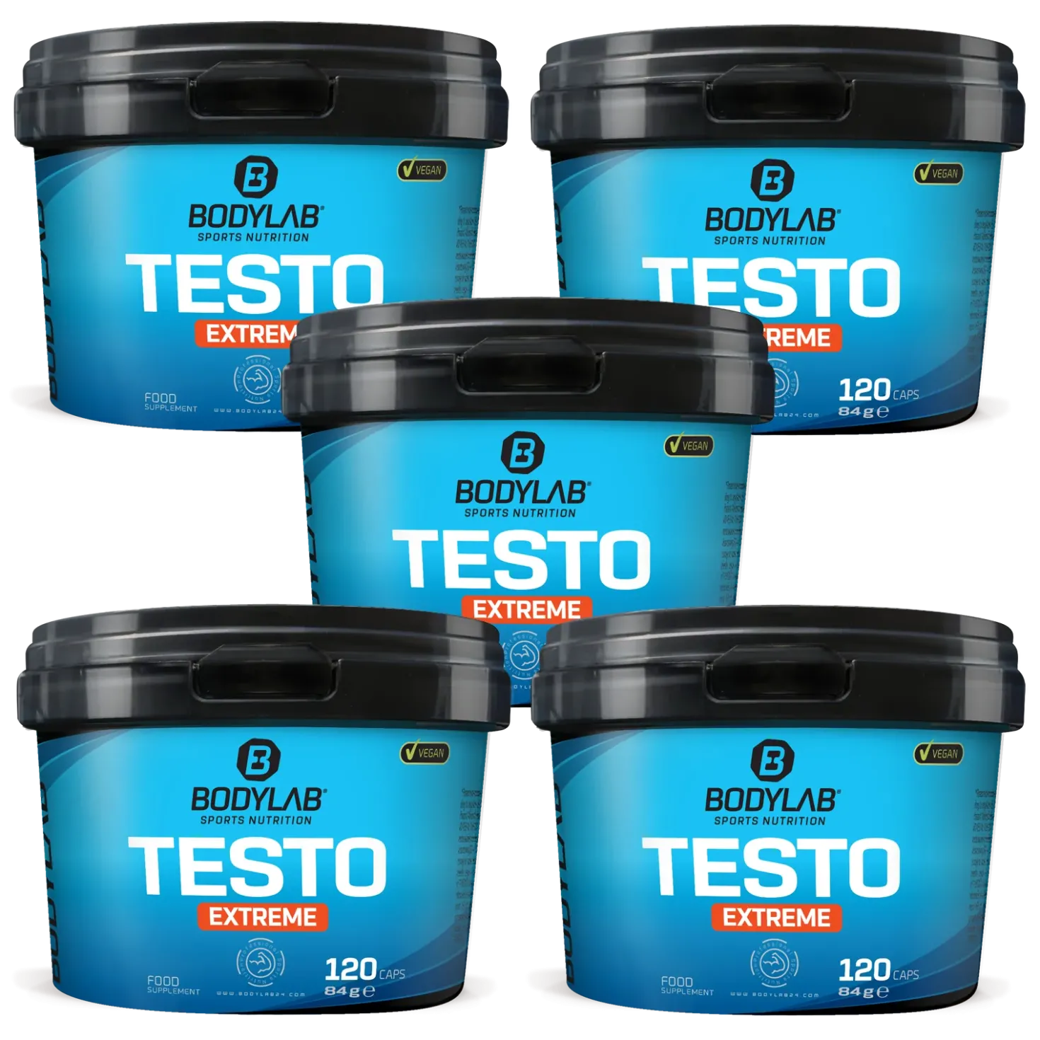 5 x Testo Extreme (je 120 Kapseln)