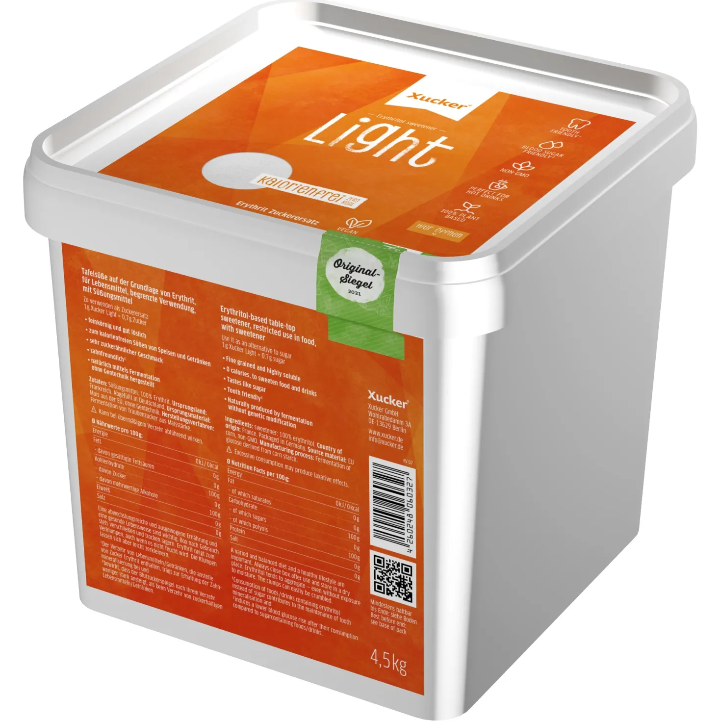 Xucker light Erythrit (4500g)