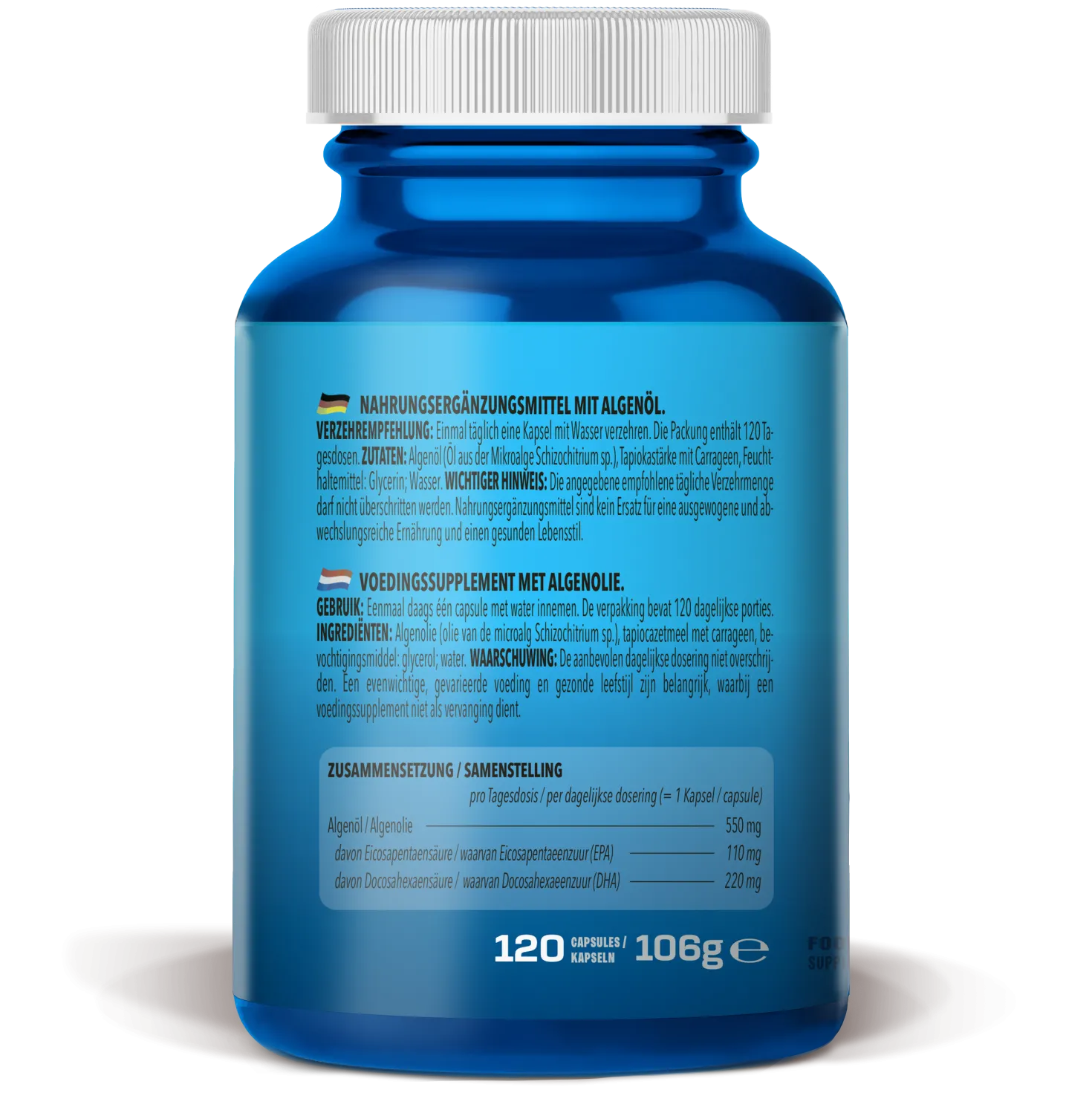 2 x Vegan Omega 3 (120 Kapseln)