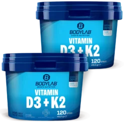 2 x Vitamin D3 + K2 (120 Kapseln)