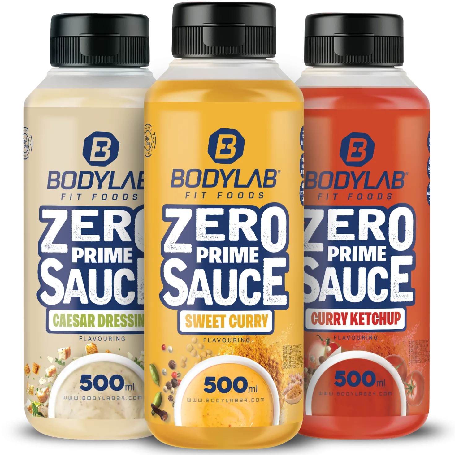 3 x ZERO PRIME Saucen (je 500ml)