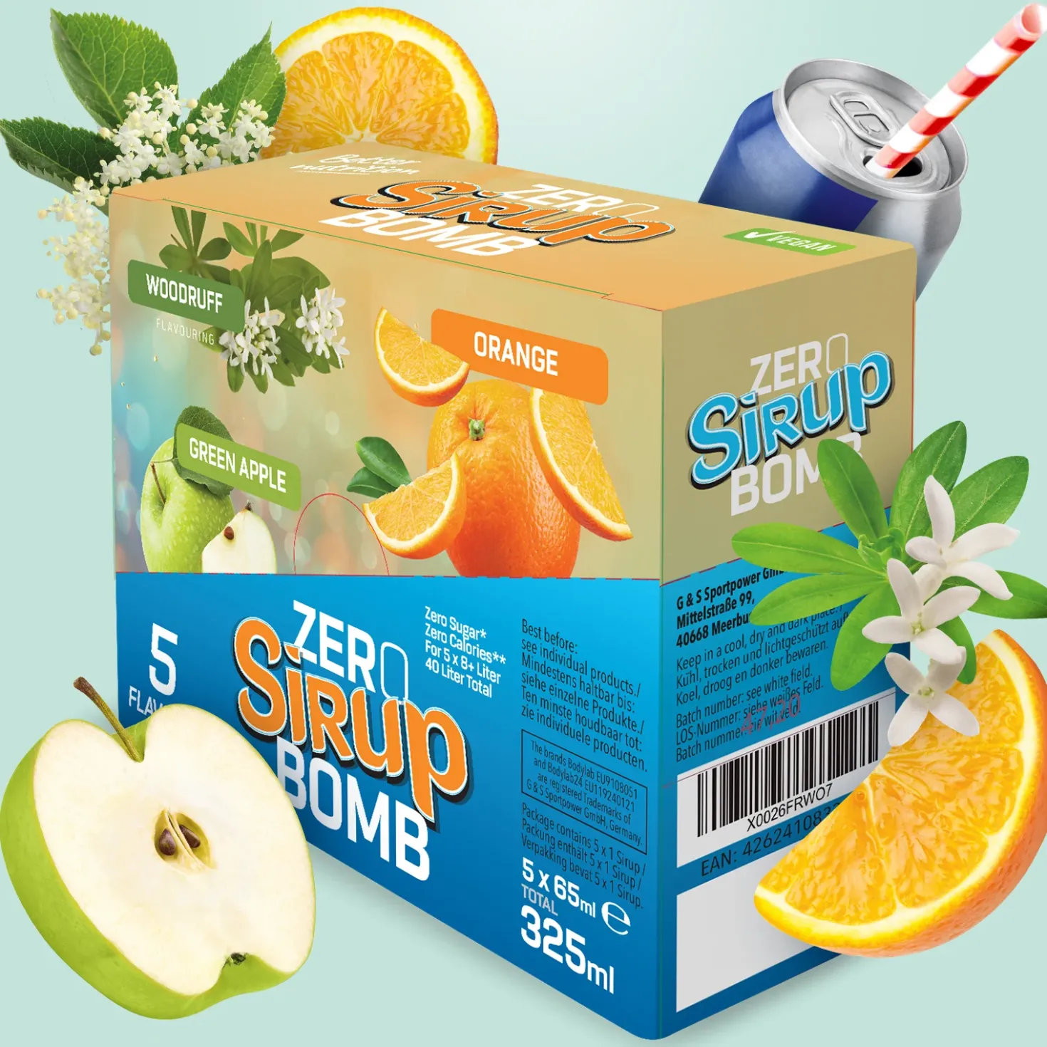 ZERO Sirup BOMB 1.0 - 4.0 Box (5x65ml)