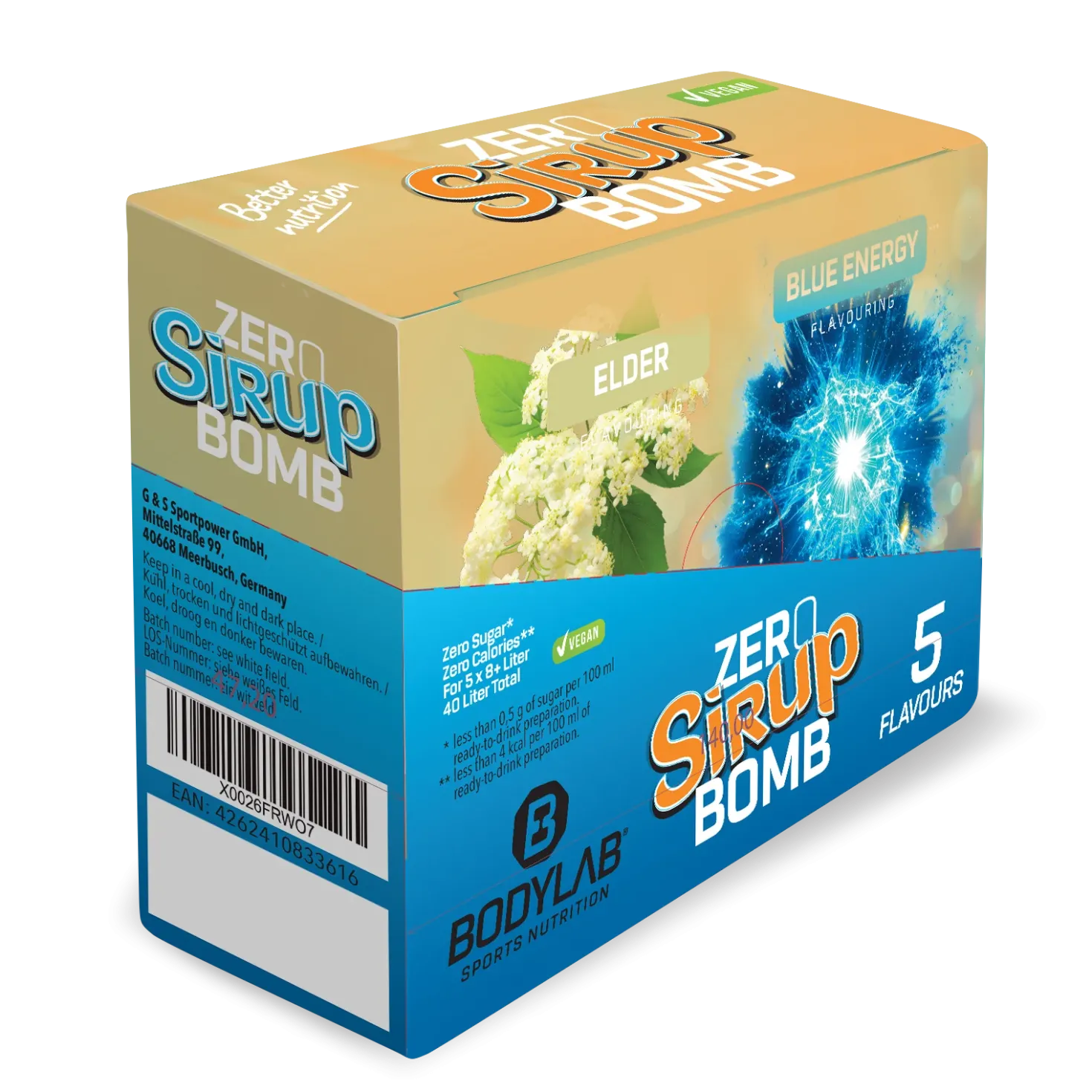 ZERO Sirup BOMB 1.0 - 4.0 Box (5x65ml)