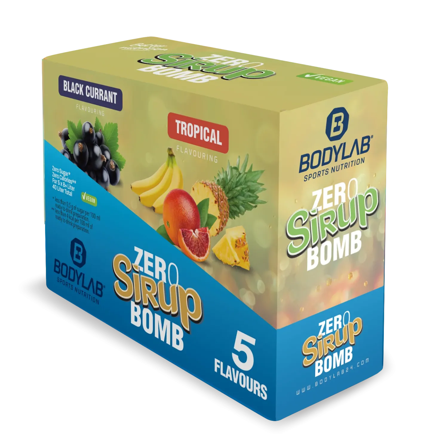ZERO Sirup BOMB 1.0 - 4.0 Box (5x65ml)