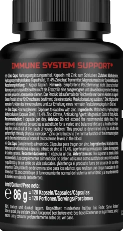 Zinc Strong Caps (120 Kapseln)