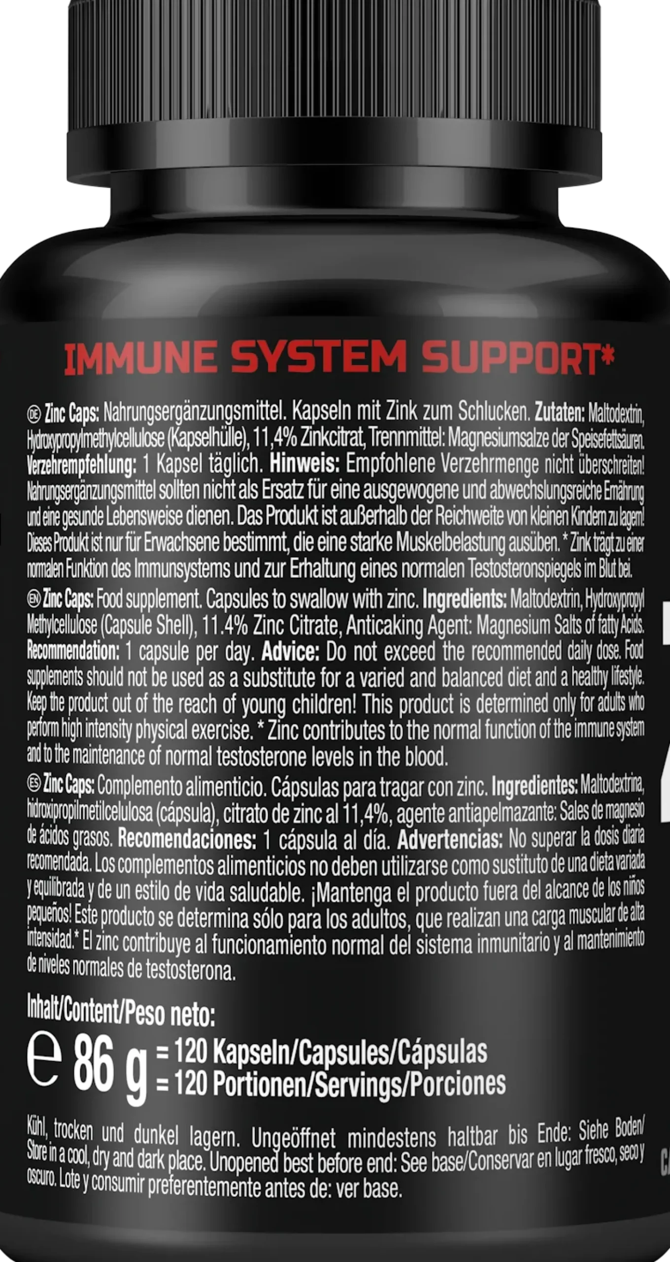 Zinc Strong Caps (120 Kapseln)
