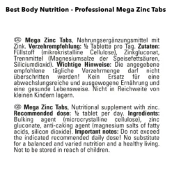 Zinc Tabs (150 Tabletten)