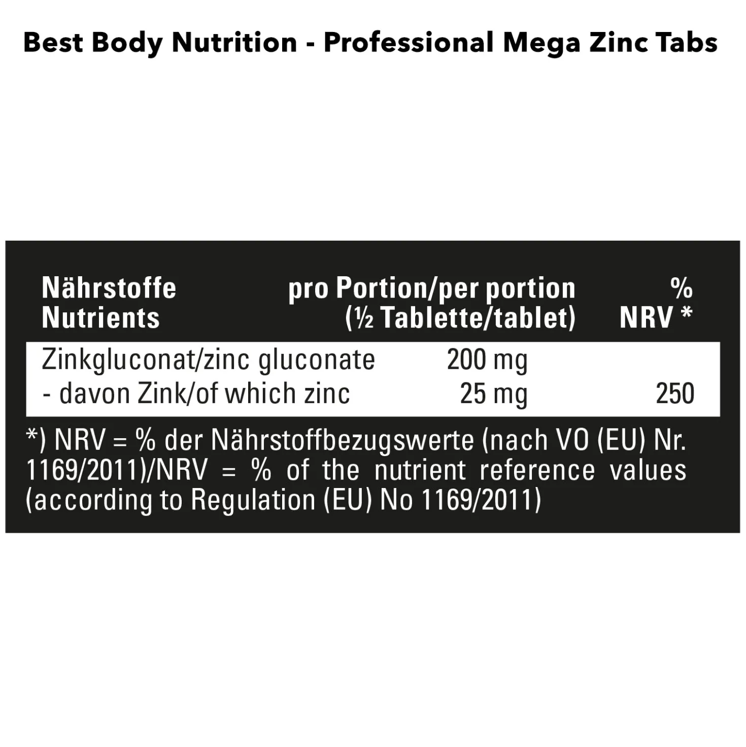 Zinc Tabs (150 Tabletten)