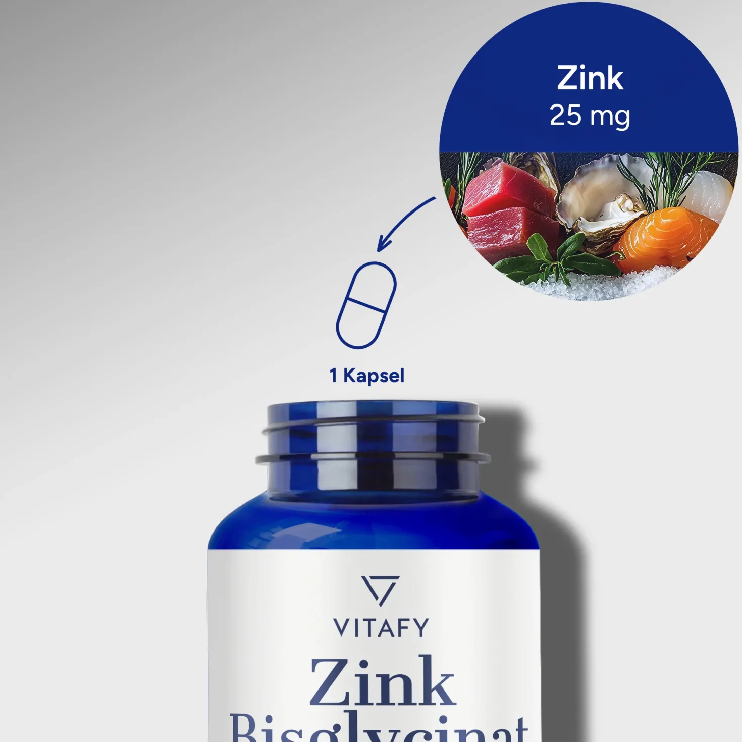 Zink Bisglycinat (60 Kapseln)